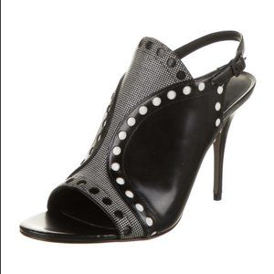 NEW Alexander Wang
Natalya Perforated Leather Sandal, Black - 6